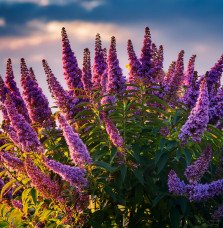 Pépinières Français PF_Buddleja-d8 Buddleja davidii Santana / Arbre à papillons panaché