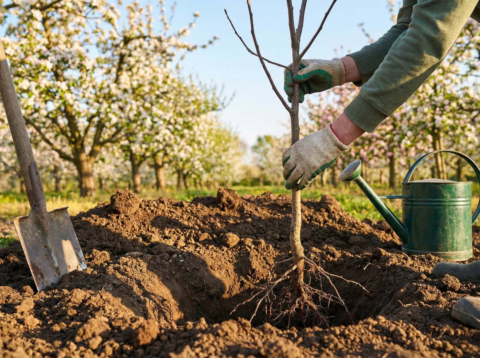 Réussir la plantation d'un arbre fruitier