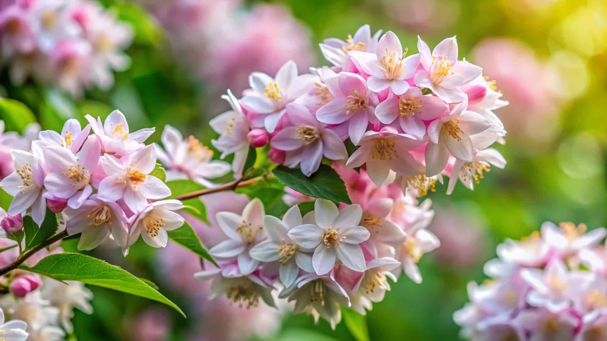 Deutzia X hybrida ‘Mont Rose’  / Deutzia 'Mont Rose' - Photo 3
