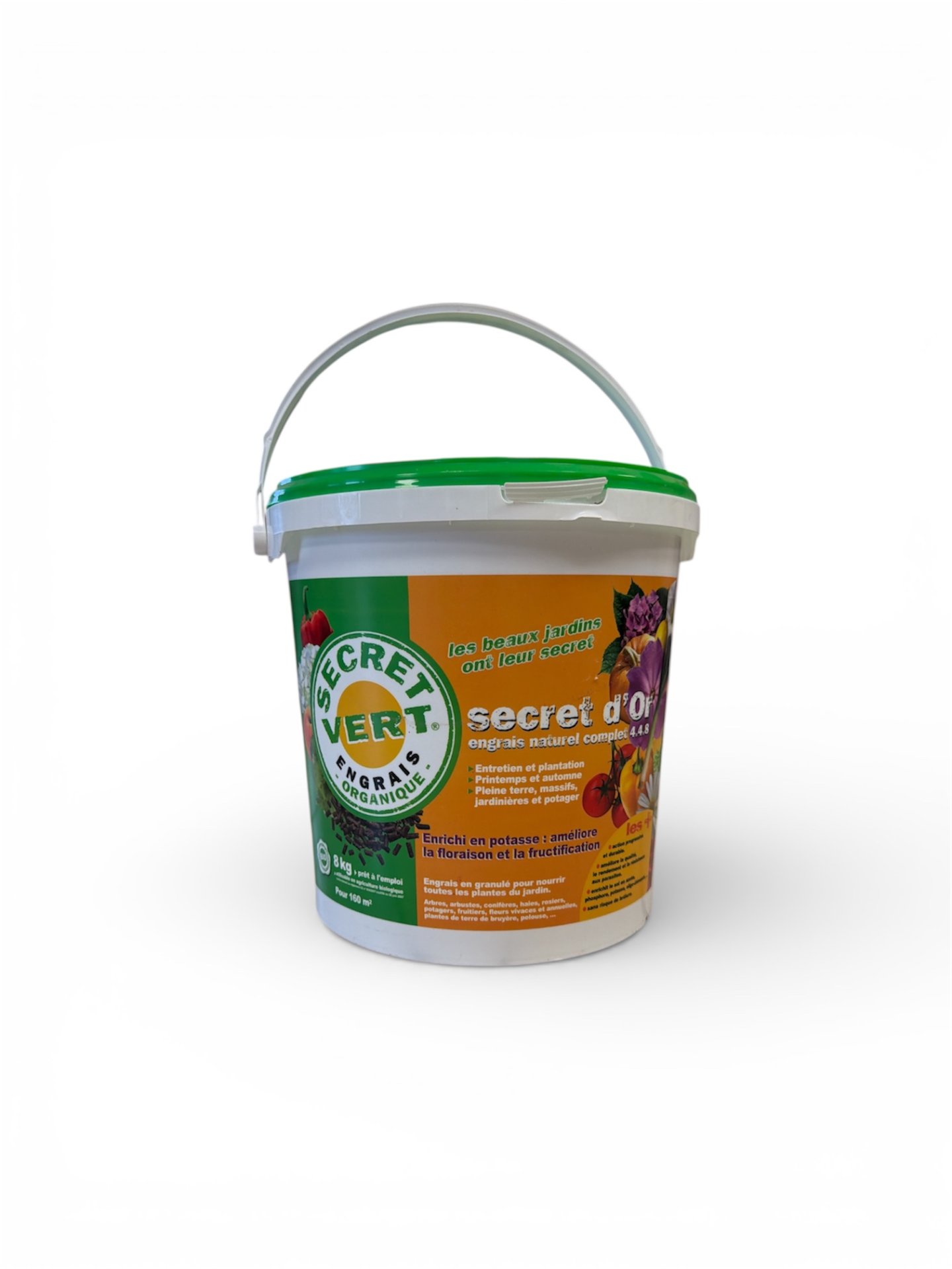 ENGRAIS organique bio, secret vert seau de 8kg